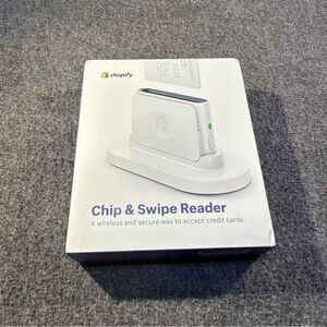 Shopify Chip & Swipe Reader - White (8541732075) New In Box Sealed